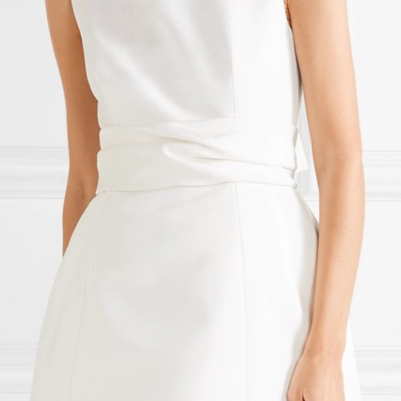 Brandon Maxwell Silk-faille mini dress - Picture 2 of 4